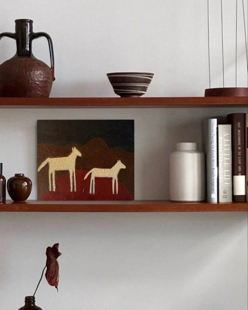 'Biding Time' original painting