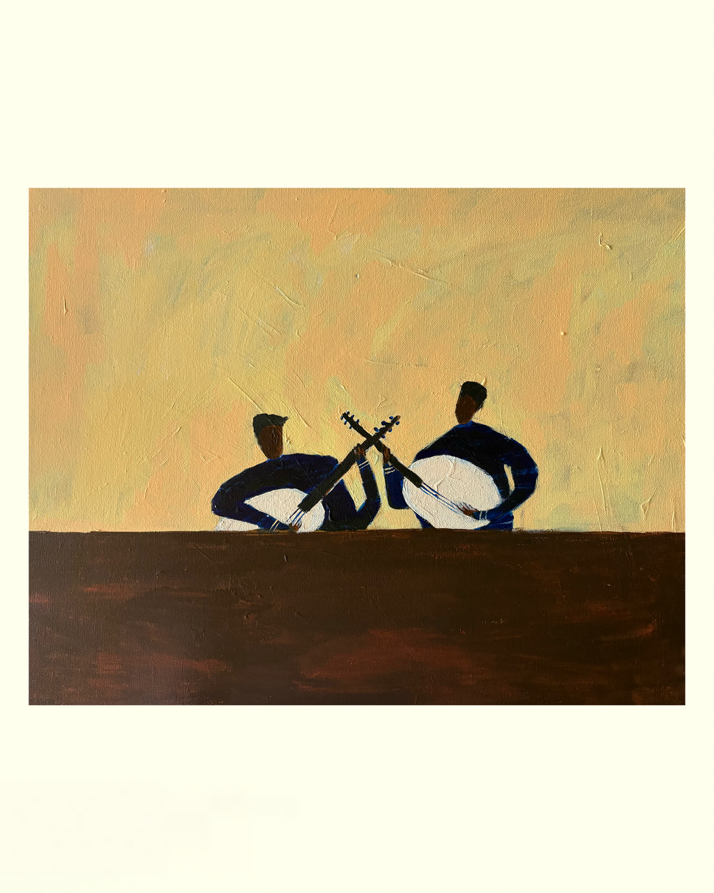 A table at the casa - Original painting
