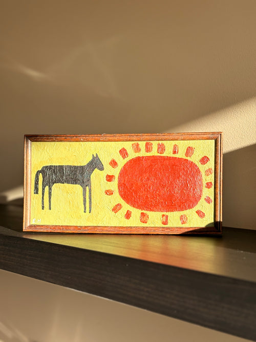 'I told the sun about you because I love you' - Framed Painting