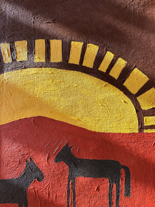 'Tomorrow is a new day' - Framed painting